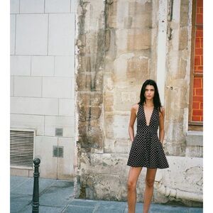 Zara Black and White Mini Dress